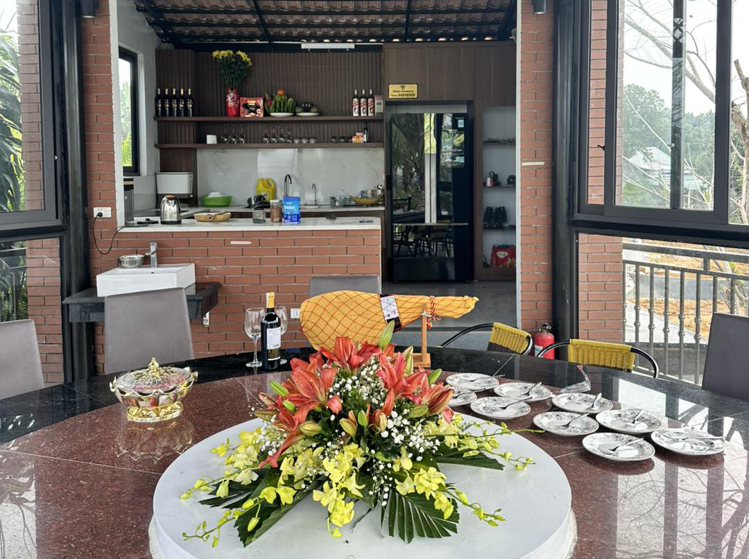 Bếp nấu ăn đầy đủ tiện nghi