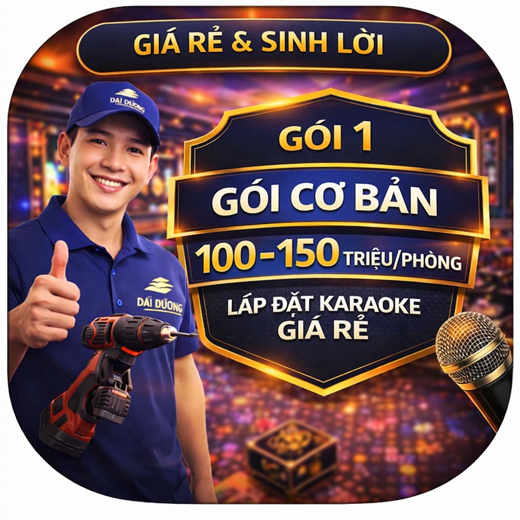 Gói thi công phòng Karaoke giá rẻ