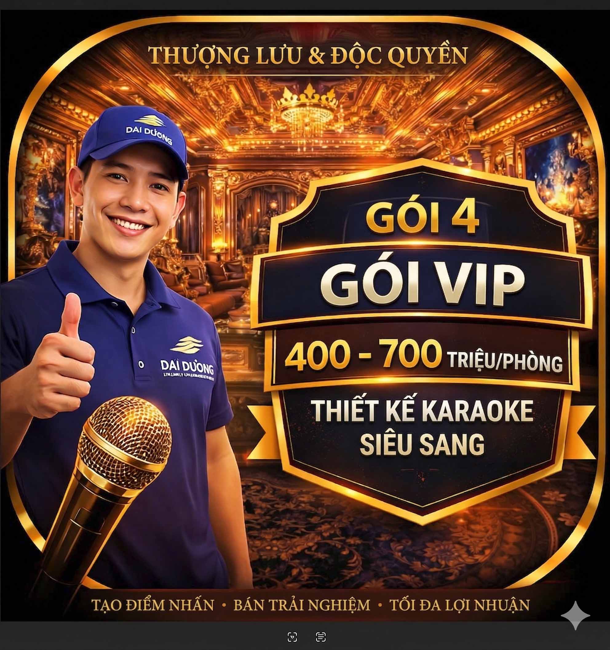 Gói thi công phòng Karaoke VIP